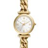 Carlie Mini 28mm Three-Hand Gold-Tone Stainless Steel Watch