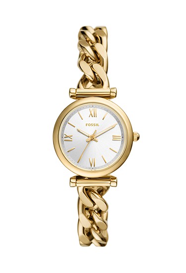 Carlie Mini 28mm Three-Hand Gold-Tone Stainless Steel Watch