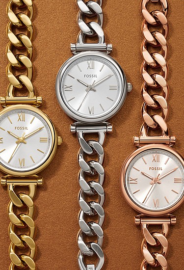 Carlie Mini 28mm Three-Hand Gold-Tone Stainless Steel Watch - Image 6