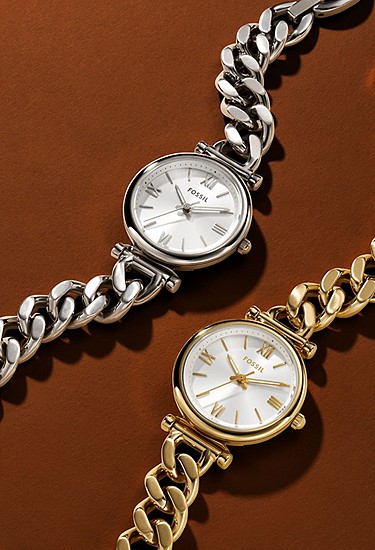 Carlie Mini 28mm Three-Hand Gold-Tone Stainless Steel Watch - Image 7