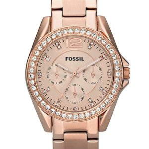 Riley 38mm Multifunction Rose Gold-Tone Stainless Steel Watch