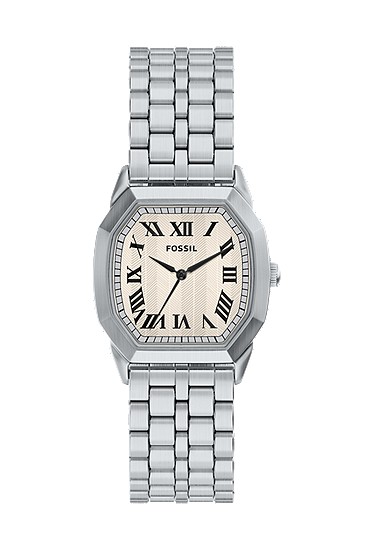 Harlow 33mm Three-Hand Stainless Steel Watch