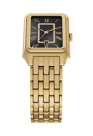 Raquel 26mm Three-Hand Date Gold-Tone Stainless Steel Watch - Image 6