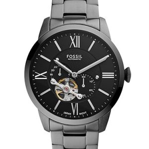 Townsman 44mm Automatic Smoke Stainless Steel Watch