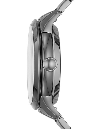Townsman 44mm Automatic Smoke Stainless Steel Watch - Image 3