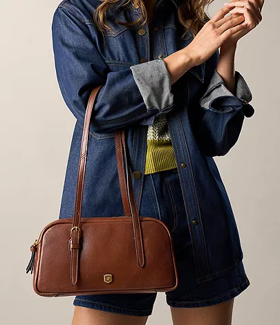 Danni Leather Shoulder Bag - Image 2