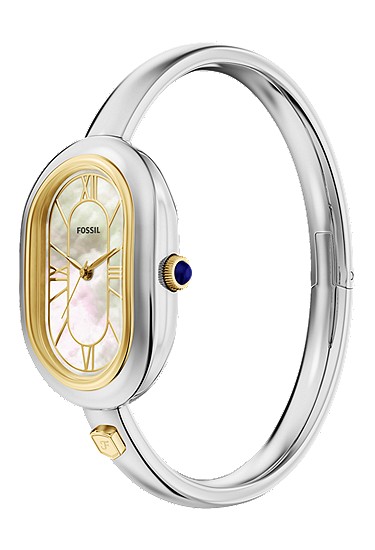 Sloan 25mm Three-Hand Stainless Steel Watch Bangle - Image 7