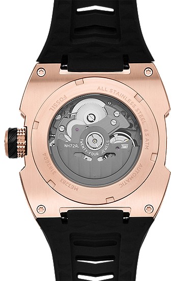 Machine X1 42mm Automatic Black Silicone Watch - Image 5