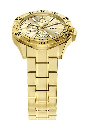Garrett 44mm Multifunction Gold-Tone Stainless Steel Watch - Image 5