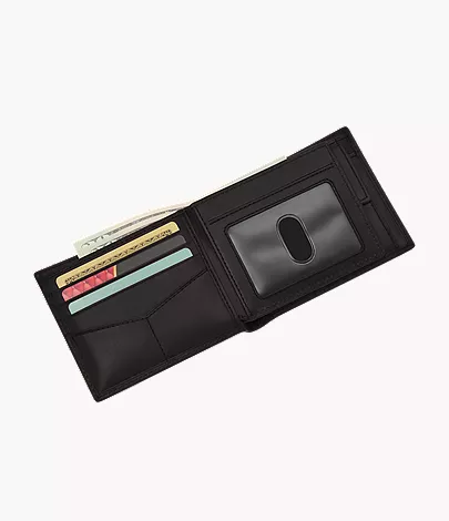 Derrick Leather RFID Large Coin Pocket Bifold Wallet - Image 5