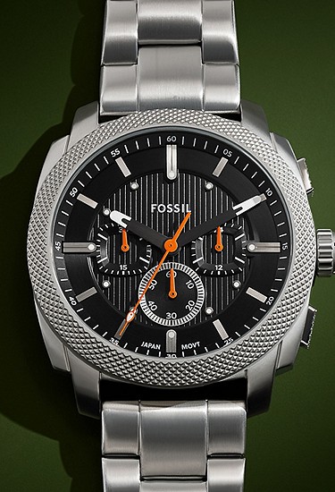 Machine 44mm Chronograph Stainless Steel Watch - Image 4