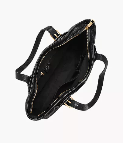 Evie Leather Tote - Image 2