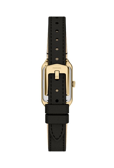 Raquel Mini 18mm Three-Hand Black Leather Watch - Image 3