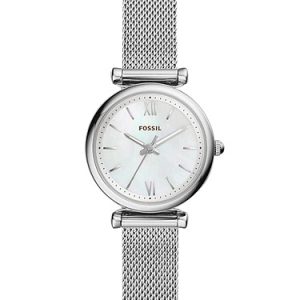 Carlie Mini 28mm Three-Hand Stainless Steel Watch