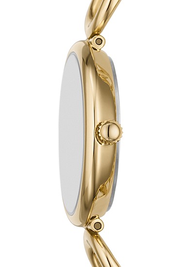 Carlie 30mm Three-Hand Gold-Tone Stainless Steel Watch - Image 4
