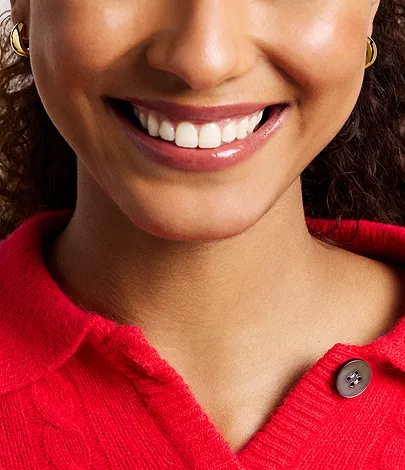Ellis Domed Collection Two-Tone Stainless Steel Hoop Earrings - Image 7