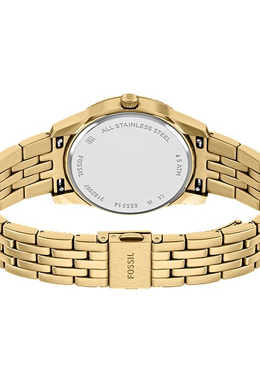 Scarlette 34mm Three-Hand Day-Date Gold-Tone Stainless Steel Watch - Image 6