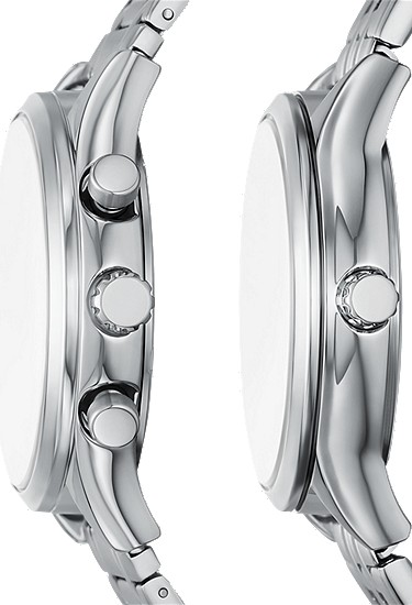 Fenmore 44mm Multifunction Stainless Steel Watch Set - Image 4