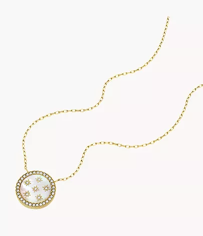 Merrit Northlight Collection Gold-Tone Stainless Steel Pendant Necklace - Image 4