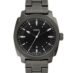 Machine 41mm Three-Hand Date Smoke Stainless Steel Watch