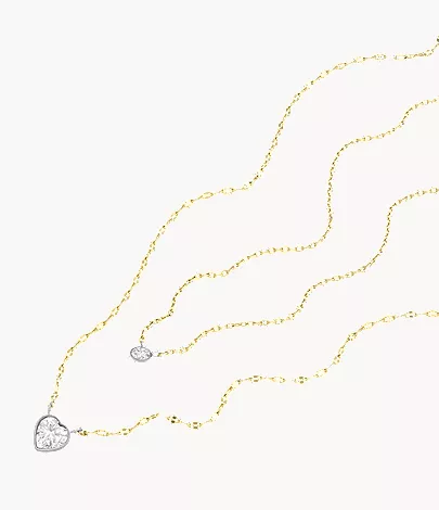 Sutton Tokens Of Affection Two-Tone Stainless Steel Chain Necklace - Image 2