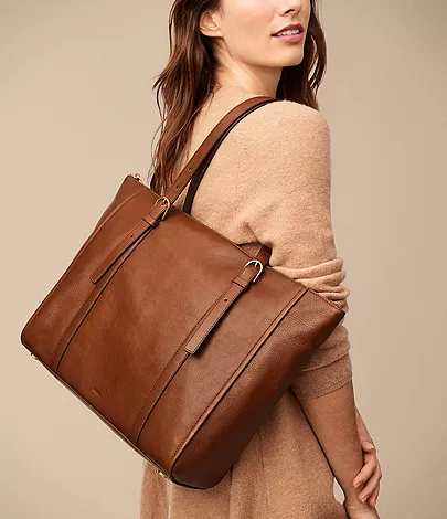 Carlie Leather Tote - Image 2