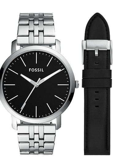 Luther 44mm Three-Hand Interchangeable Strap Gift Set