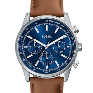 Sullivan 44mm Multifunction Brown Leather Watch
