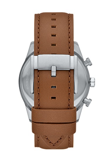 Sullivan 44mm Multifunction Brown Leather Watch - Image 2