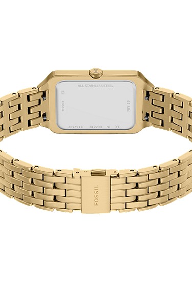 Raquel 23mm Three-Hand Date Gold-Tone Stainless Steel Watch - Image 6