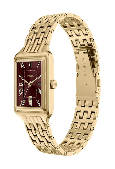 Raquel 23mm Three-Hand Date Gold-Tone Stainless Steel Watch - Image 7
