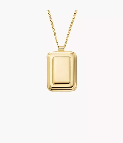 Raquel Gold-Tone Stainless Steel Pendant Necklace