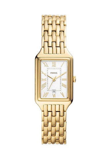 Raquel 23mm Three-Hand Date Gold-Tone Stainless Steel Watch