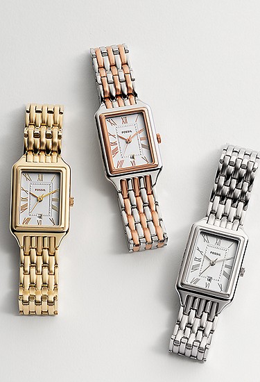 Raquel 23mm Three-Hand Date Gold-Tone Stainless Steel Watch - Image 5