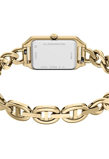 Raquel 23mm Three-Hand Gold-Tone Stainless Steel Watch - Image 6