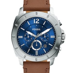 Privateer 45mm Chronograph Brown Leather Watch