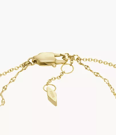 Merrit Teardrop White Mother-of-Pearl Chain Bracelet - Image 3