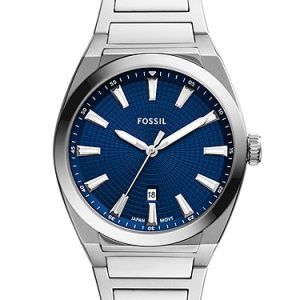 Everett 42mm Three-Hand Date Stainless Steel Watch