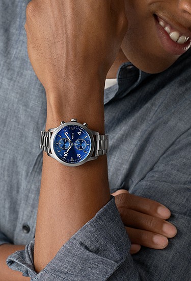 Bennett 45mm Multifunction Gunmetal Stainless Steel Watch - Image 2
