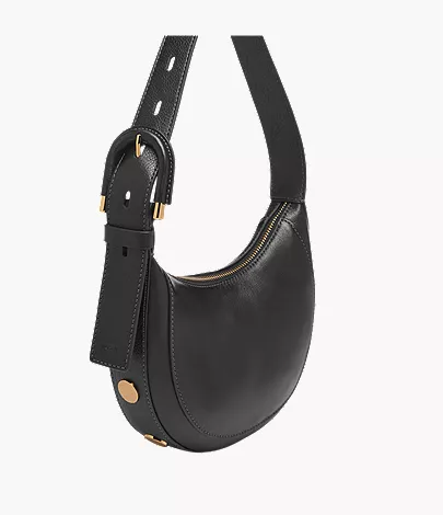 Harwell Leather Crescent Bag - Image 5