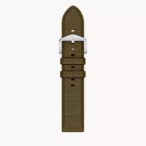 22mm Green Nylon Watch Strap