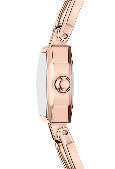 Harlow Mini 20mm Two-Hand Rose Gold-Tone Stainless Steel Watch - Image 4