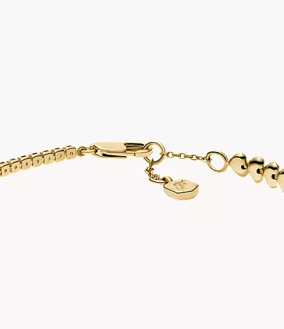 Sutton Love-All Gold-Tone Brass Heart Link Tennis Bracelet - Image 4