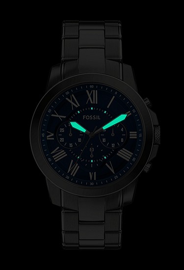 Grant 44mm Chronograph Gunmetal Stainless Steel Watch - Image 7
