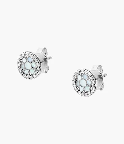 Sterling Mother-of-Pearl Sterling Silver Stud Earrings - Image 2