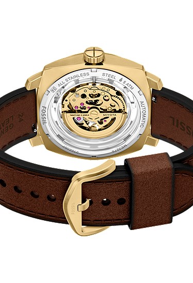 Machine 45mm Automatic Brown Leather Watch - Image 7
