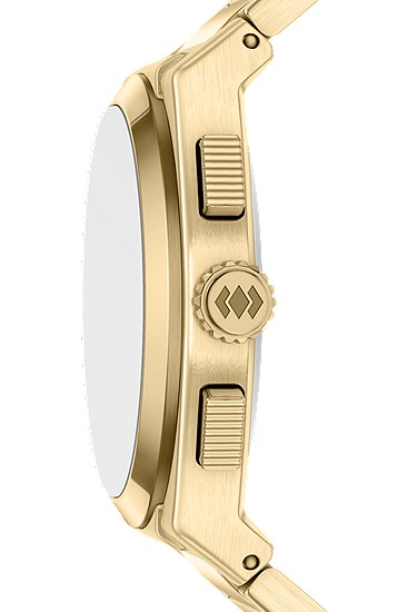 Everett 44mm Chronograph Gold-Tone Stainless Steel Watch - Image 4