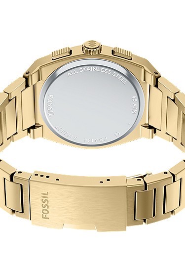 Everett 44mm Chronograph Gold-Tone Stainless Steel Watch - Image 6