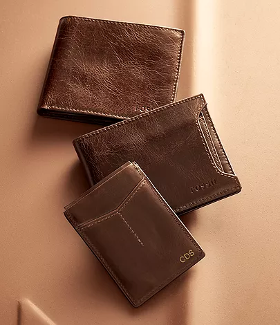 Derrick Leather RFID Bifold with Flip ID Wallet - Image 5