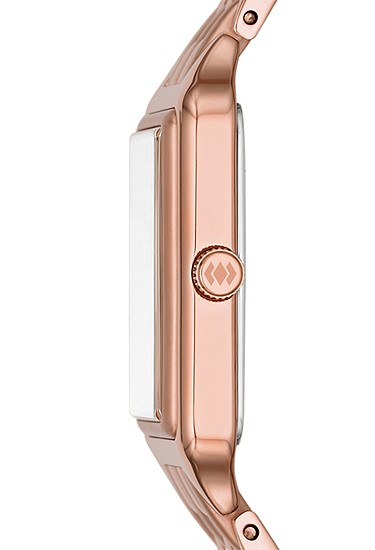 Raquel 23mm Three-Hand Date Rose Gold-Tone Stainless Steel Watch - Image 3